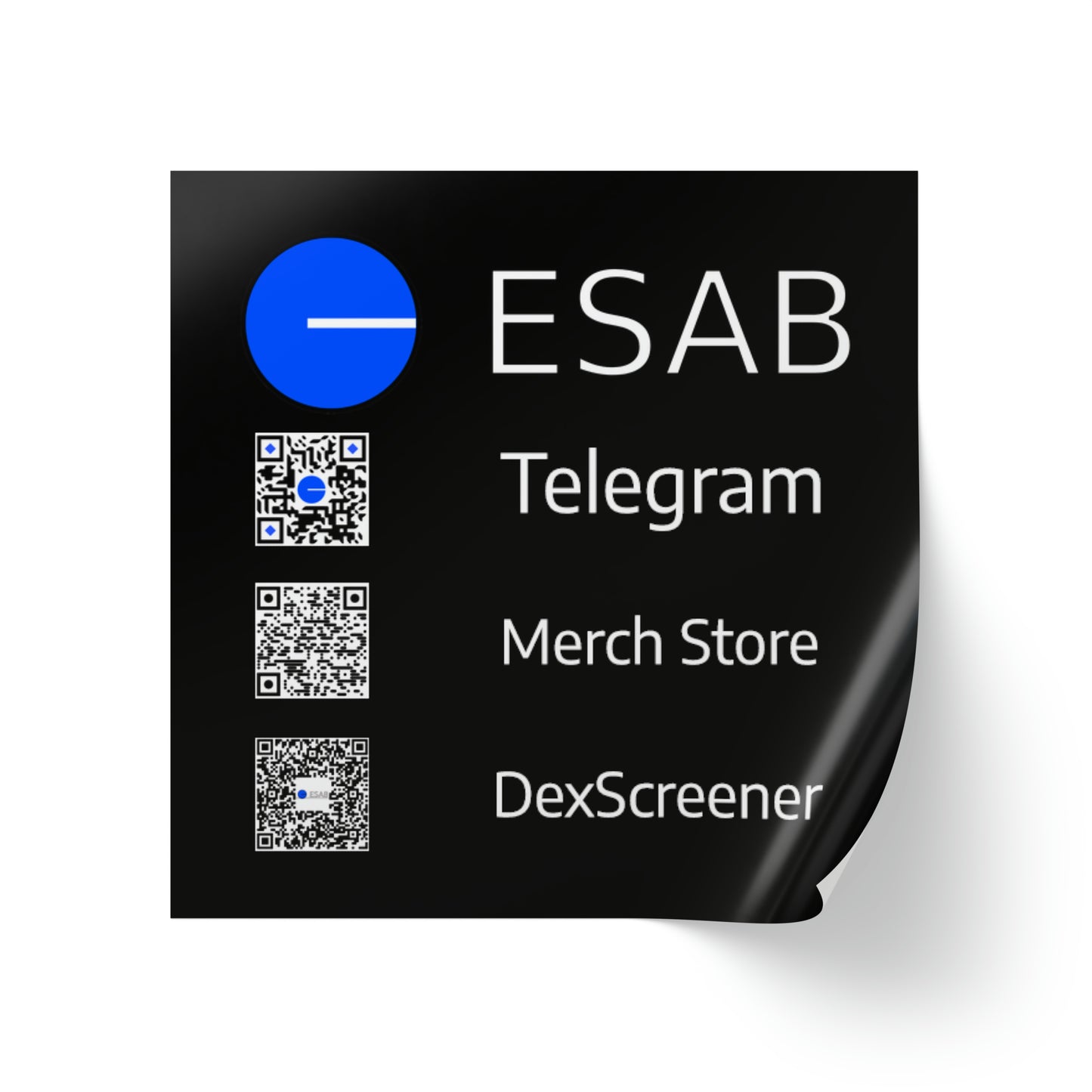 Square Sticker Label Rolls