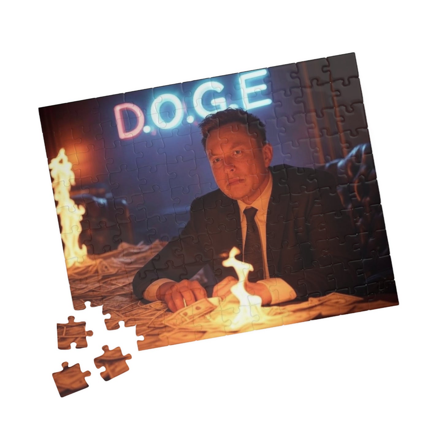 Elon Musk Inspired Puzzle - D.O.G.E. Collection