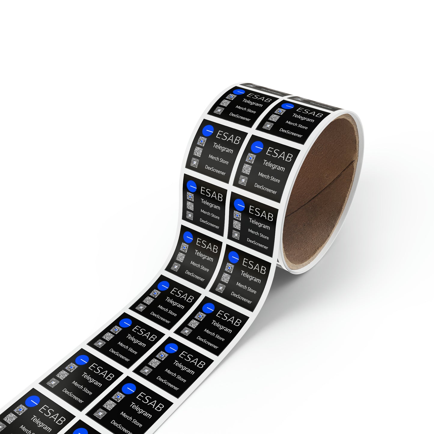 Square Sticker Label Rolls