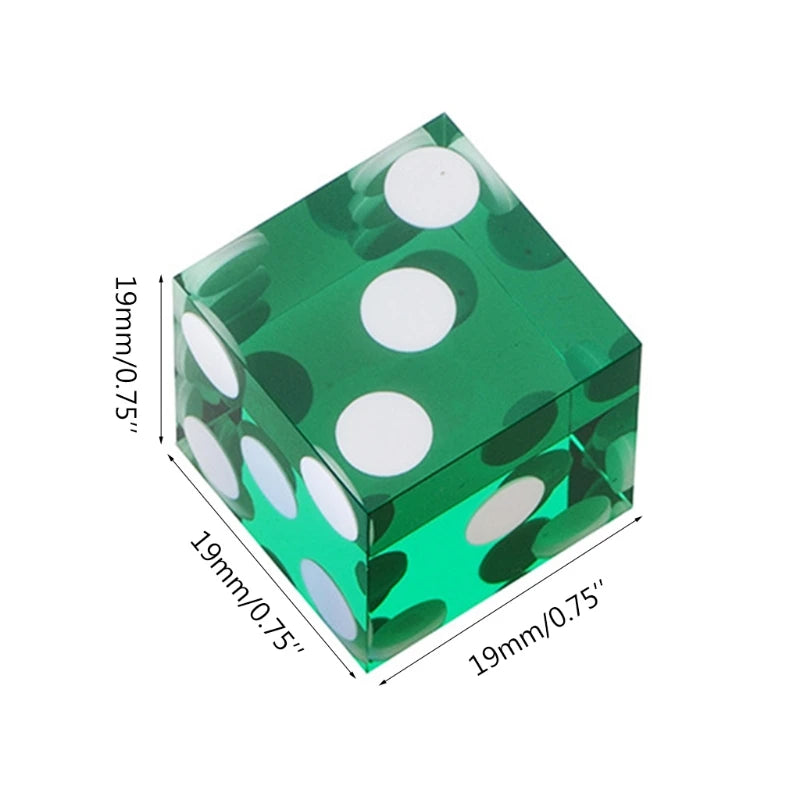 Craps Dice - High Grade Acrylic