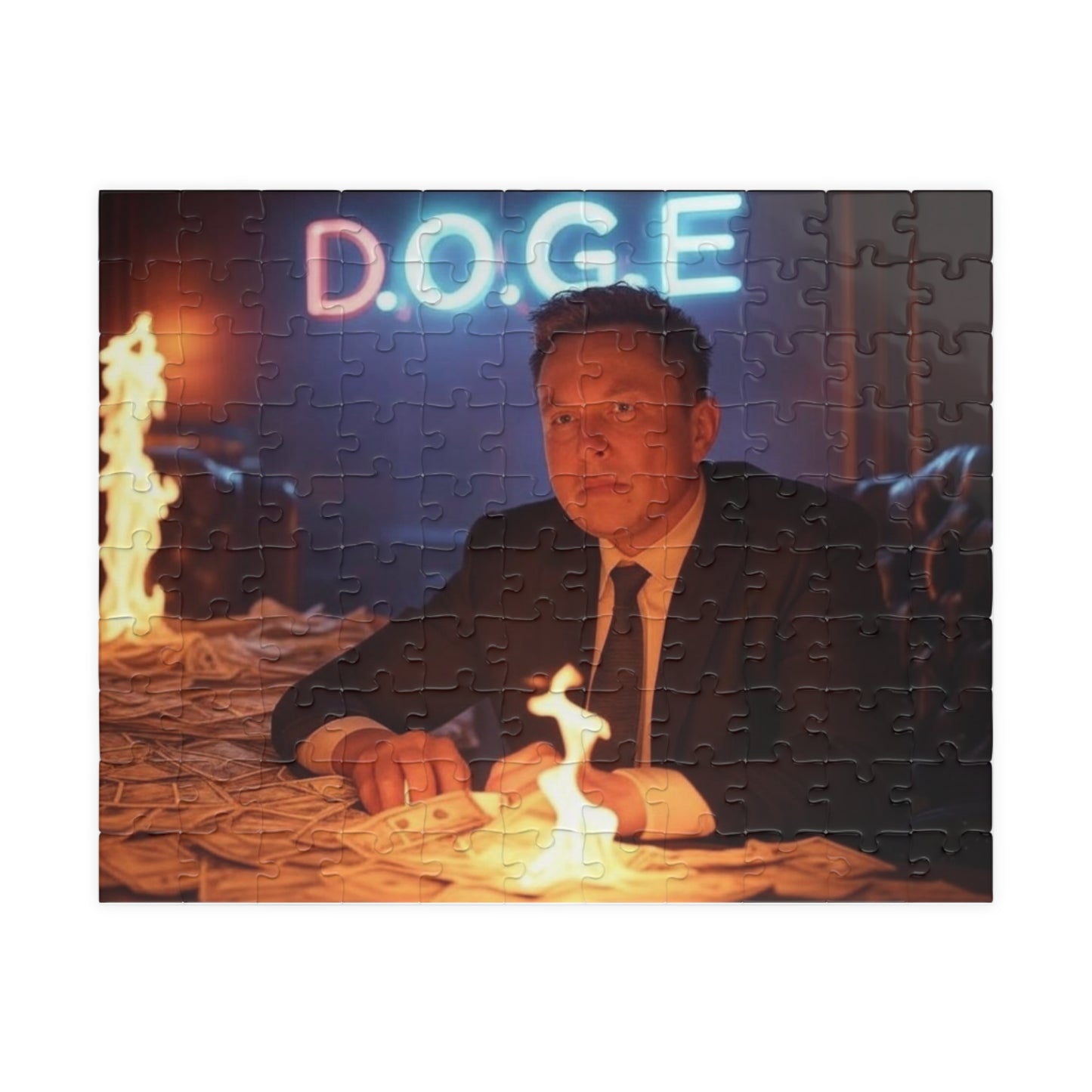 Elon Musk Inspired Puzzle - D.O.G.E. Collection